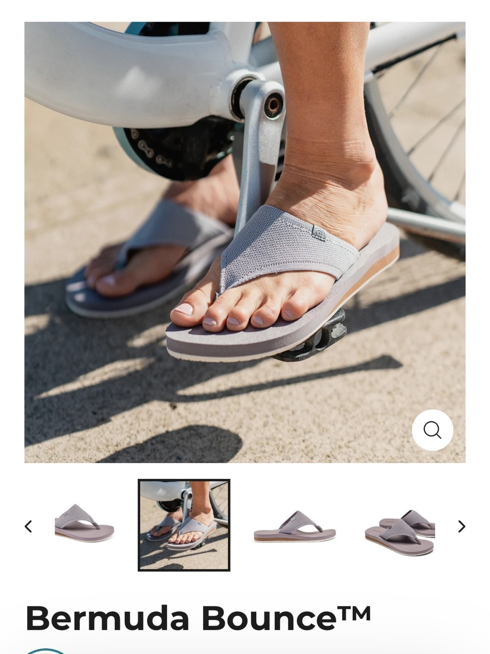Cobian Bermuda Bounce Zinc Gray Platform Thong Sandals Flip Flops Comfy Size 8 - Picture 14 of 14